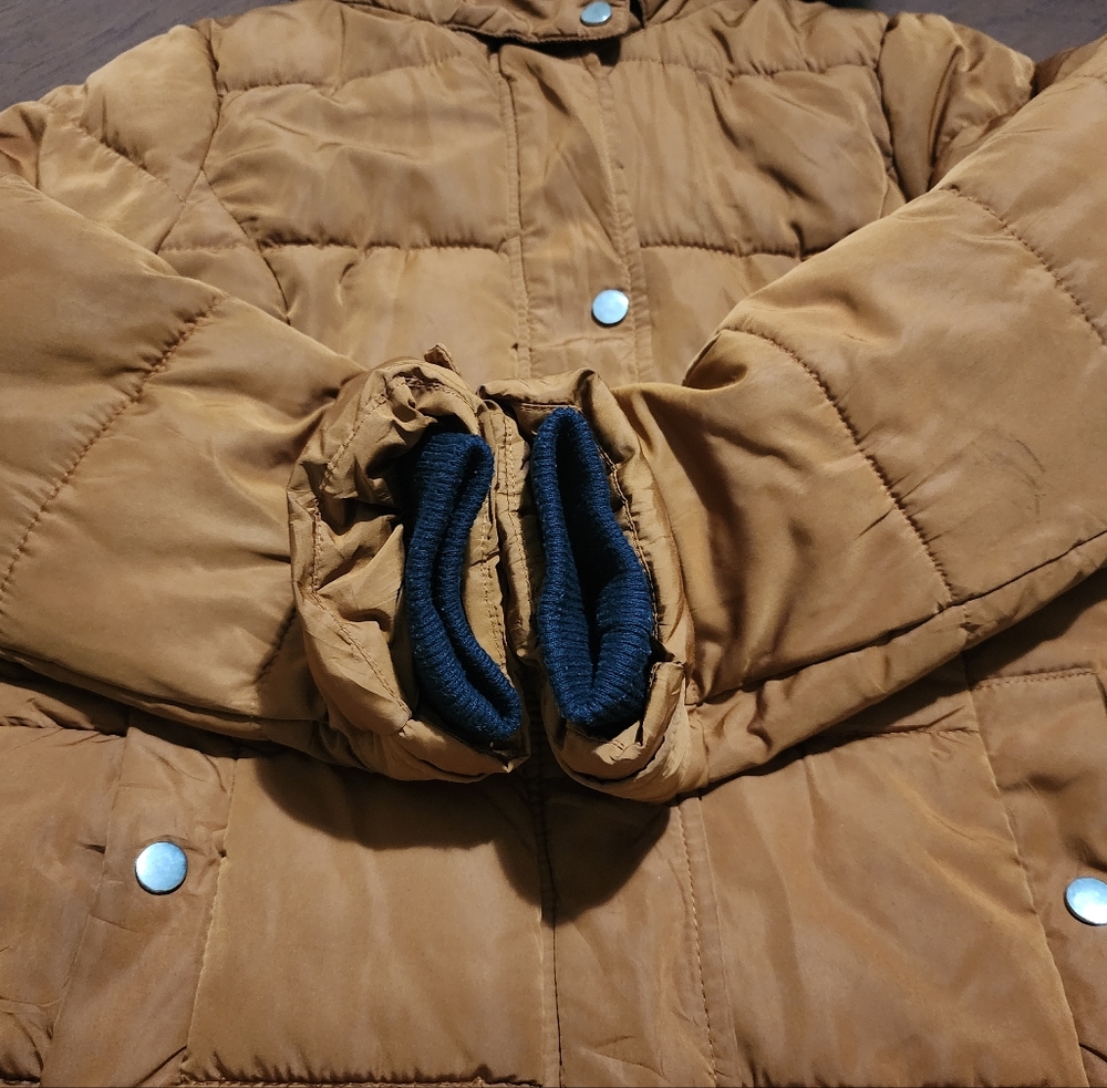 Papaya Puffer Jacket - Picture 4 of 9